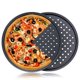 thumbnail image 2 of Sartén perforada para Pizza de 10 pulgadas de 4 piezas, revestimiento antiadherente de acero, fácil de limpiar, sartén para Pizza, 2 of 5