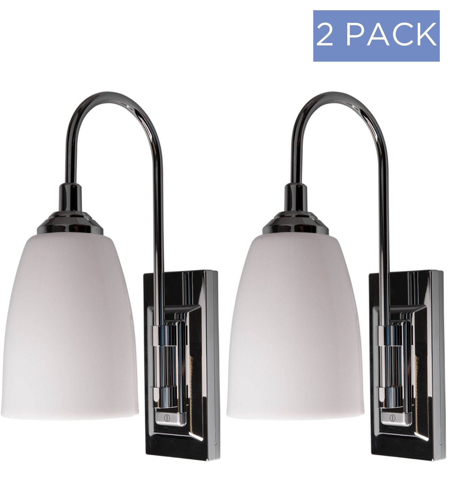 Rite Lite LPL780C Battery-Operated LED Classic Chrome Wall ...