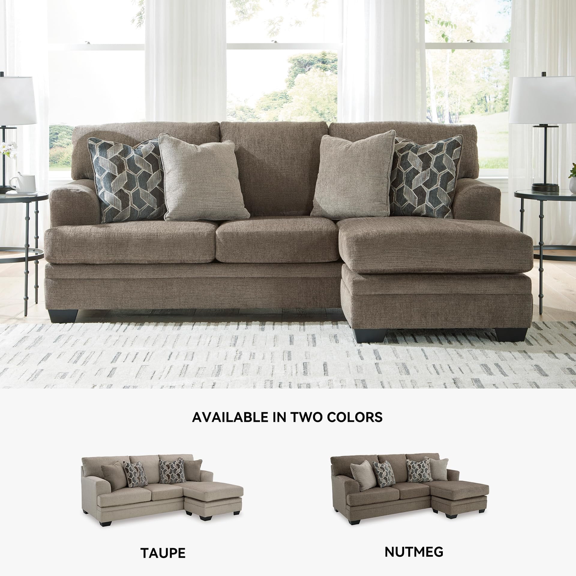 Ashley Furniture Stonemeade Nutmeg Sofa Chaise