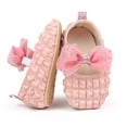 thumbnail image 7 of Otqutp Baby Girls Leather Shoes Mary Jane𝘀 Soft-Soled First Walkers Slip On Princess Dress Shoes Lightweight Glitter Flats, 7 of 7