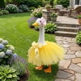 thumbnail image 2 of AuroraX Porch Goose Princess Outfit Princess Tutu Skirts Porch Goose Clothes Set 23" 17 19 inch Wedding Holiday Front Porch Goose 23 inch Clothing Fall Summer Seasonal Decor, 2 of 6