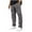 Black, variant on Men's Casual Cargo Pants High Elastic Waisted Stretch Joggers Fashion Baggy Jogger Pants with Pockets