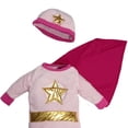 thumbnail image 2 of Mameluco Bordado con Gorro Capa Desmontable Kiss Super Girl Baby Kisses Mameluco2305, 2 of 4