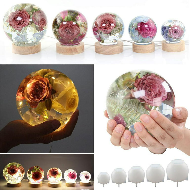 High Transparent Sphere Resin Molds-silicone Sphere Mold-9 Size