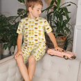 thumbnail image 4 of Lsque Ensemble de Pyjama Léger 2 Pcs en Coton Motif Canard Jaune Mignon pour Filles - Très Grand, 4 of 6