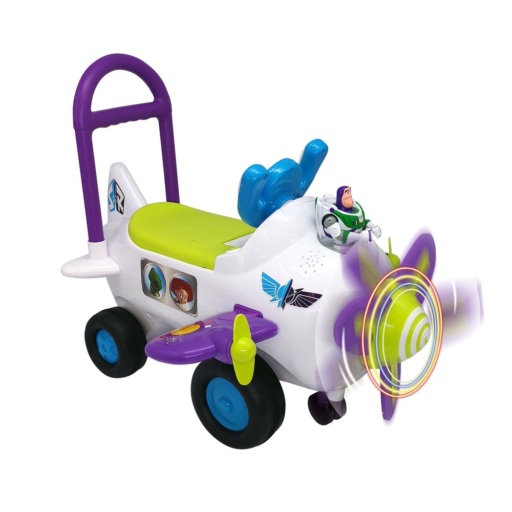 Disney Buzz Lightyear Foot Powered Activity Plane RideOn