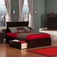 thumbnail image 2 of Leo & Lacey Urban Full Storage Platform Bed in Espresso, 2 of 4