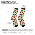 thumbnail image 2 of Vsdgher Red Ladybugs And Leaf Crew Socks for Men & Women, Breathable Casual Athletic Ankle Socks, 2 of 6