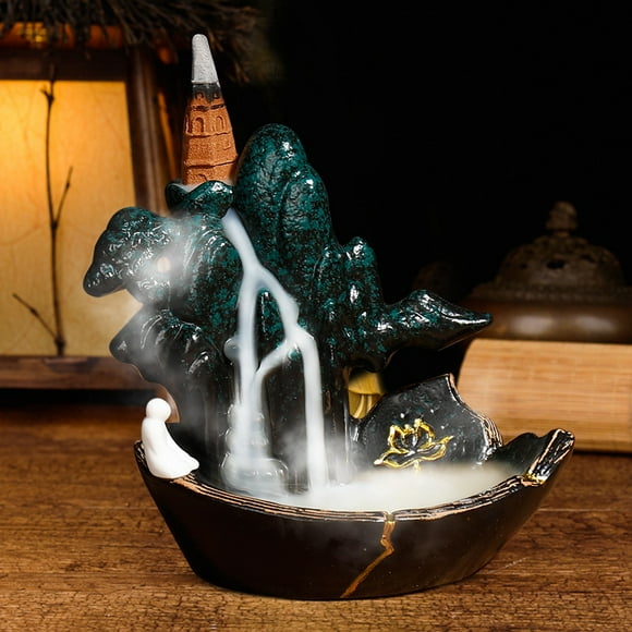 Incense Burner,Innovative Backflow Incense Burner Ceramic Incense Holder Incense Holder Sleek Aesthetic