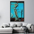 thumbnail image 2 of Wall Decor, Canvas Giraffe Wall Decor, Reproduction Artwork, The Burning Giraffe, Famous Canvas, Vintage Art Canvas, Canvas Wall Decor - Gallery Wrapped, 2 of 6