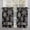 Black White, variant on Fall Maple Leaves Kitchen Curtains 54 Inches Long, Autumn Fallen Botanical Leaves Rod Pocket Window Curtains Panels for Bedroom/Bathroom/Nursery, Light Filtering Treatment Curtains Drapes 42"x54"