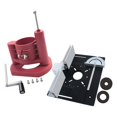 thumbnail image 3 of Juego de elevación de enrutador con placa de inserción de mesa de enrutador/elevación máxima de 46mm/profesional/placa abatible de enrutador de madera mayimx Elevación del enrutador, 3 of 7