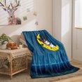 thumbnail image 1 of Kuromi Cartoon Series Single-Sided Flannel 3D Digital Printing Blanket Cover, 1 of 1