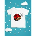 thumbnail image 3 of Smiling Ladybug T-Shirt Infant -Image by Shutterstock,  6 Months, 3 of 4
