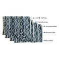 thumbnail image 5 of Perilla Home Natural Chindi Jute Placemats Set of 4 Vintage Boho 13x19 Inch Blue-Grey Rectangle Table Mats for Kitchen Dining Room Home Decor Banquets Family Gathering Rustic Placemat (Alexandria), 5 of 5