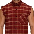thumbnail image 4 of Yaoyar Mens Sleeveless Shirt Casual Summer Tank Top Button Up Sleeveless Beach Shirts with Chest Pocket, 4 of 8