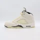thumbnail image 2 of Ni - ke FN7405-100 Ni - ke Air Jordan 5 Retro Sail Black Light Orewood Brown Milk (Men's), 2 of 5