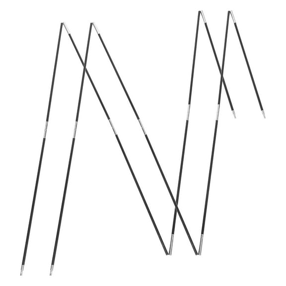 LEORX 2Pcs Portable Outdoor Tent Poles Fiberglass Frame for Camping Gear