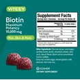 thumbnail image 4 of VITEEY Biotin Gummies 10,000 mcg, Hair Skin and Nails Vitamins, Raspberry Flavor, 60 Ct, 4 of 7