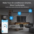 thumbnail image 2 of keepw Smart Thermostat LCD Affichage WiFi Sans Fil Commande Vocale Programmable Synchronisation Détecteur Électronique, 2 of 8
