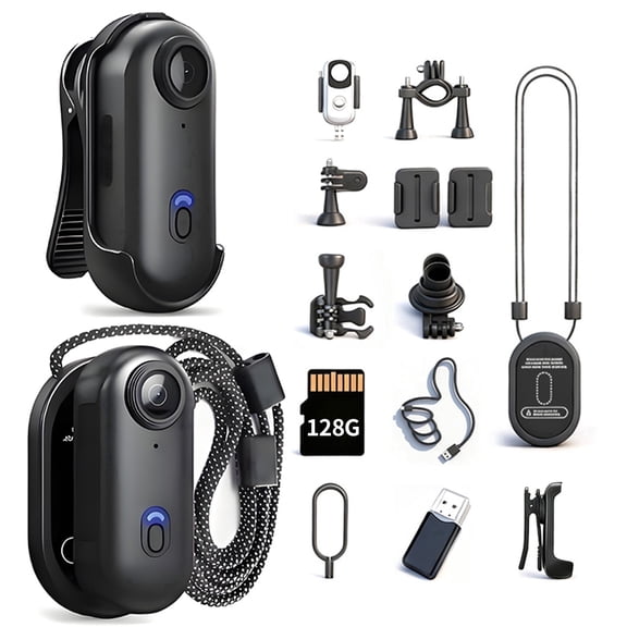 4K thumb camera, a waterproof sports camera that can shoot underwater, with a magnetic hands-free mini camera that comes with multiple accessories suitable for various situations.