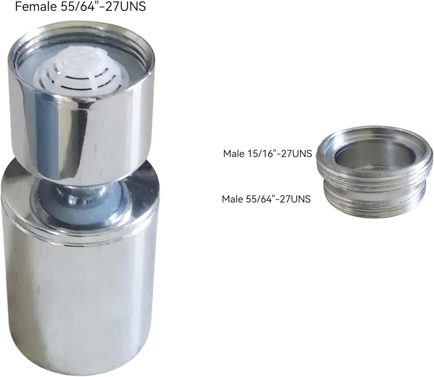 Kitchen Sink Faucet Attachment,bathroom faucet nozzle aerator,faucet extender, 360 degree swivel dual flow sprayer for sink tap head...