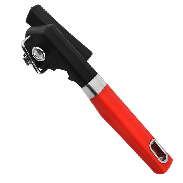 Side Cut Can Opener Stainless Steel Ergonomic Comfort Grip Manual Can Opener for Kitchen Camping