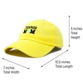 thumbnail image 3 of DALIX Premium Cap Tennis Mom Hat for Women Hats and Caps in Minion Yellow, 3 of 7