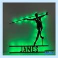 thumbnail image 2 of Handmadetneonsign Man Javelin Thrower Metal Sign, Javelin Thrower Metal Light, Sport Wall Art, Home Wall Decor 78661, 2 of 4