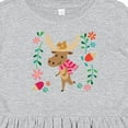 thumbnail image 4 of Inktastic Woodland Moose Spring Flowers Girls Toddler Dress, 4 of 5