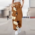 thumbnail image 2 of Women's Casual Pants Athletic Jogger Sweatpants with Pockets High Waist Lightweight Comfortable Trousers for Everyday Wear and Fitness, 2 of 4