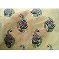 thumbnail image 4 of oneOone Cotton Silk Fabric Leaves & Floral Block Print Sewing Fabric BTY 42 Inch Wide, 4 of 4