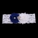 thumbnail image 4 of Juego de 2 uds de encaje nupcial cristal pierna liga muslo anillo Accesorios Azul oscuro Yuyangstore Liga nupcial del cordón de la boda, 4 of 8