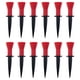 thumbnail image 2 of Greeniant Paquete de 12 tees de golf, portabolas de plástico, accesorios de práctica portátiles para interiores y exteriores, para Golf Rojo 76 mm, 2 of 6
