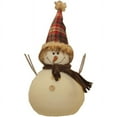 thumbnail image 2 of Northlight 10.75" White and Black Portly Snowman Christmas Tabletop Figurine, 2 of 2