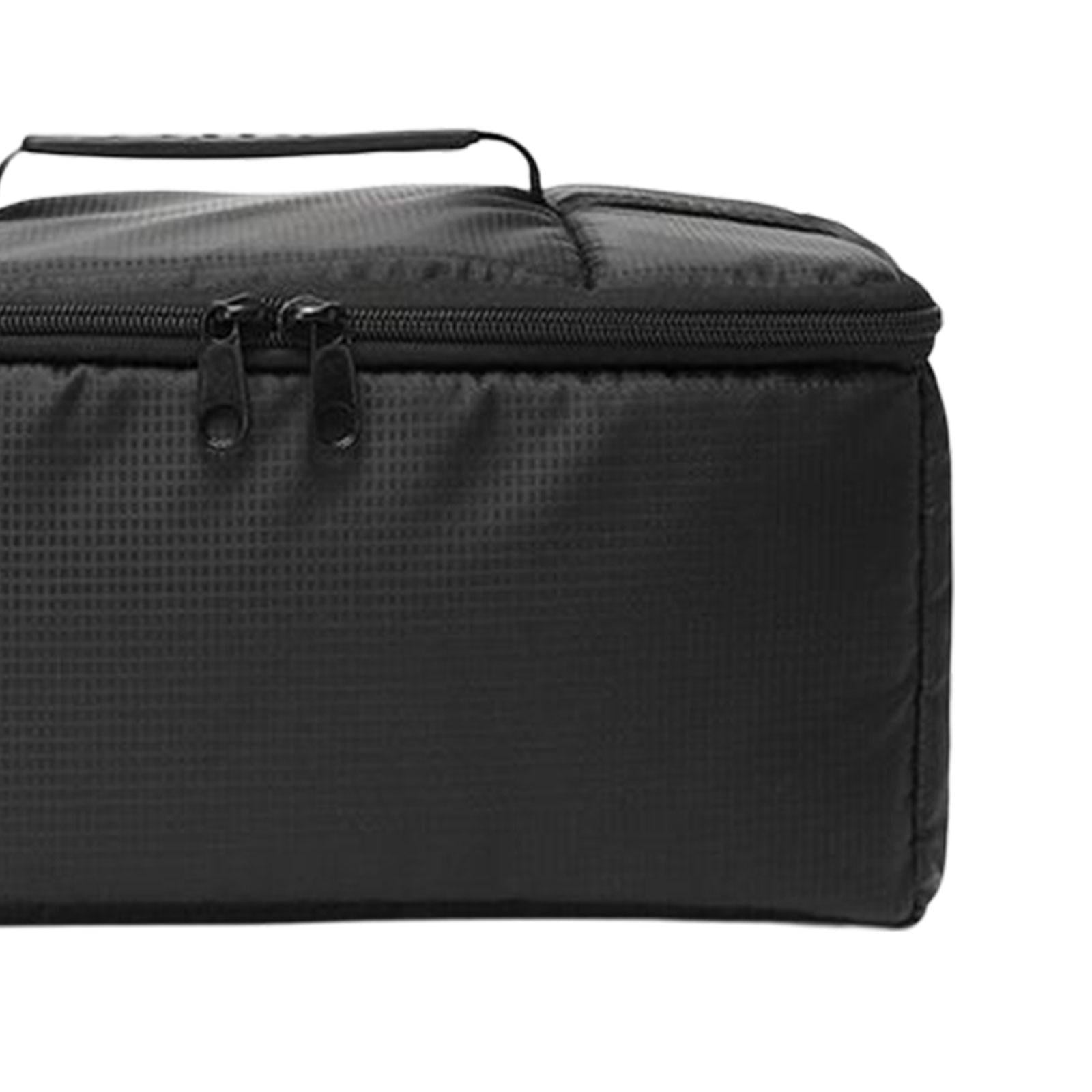 Fishing Reel Bag Large, Storage Holder Organizer Removable Dividers Tote Fishing Tackle Bags Fishing Reel bag Boxes for Boat Outdoor Black