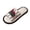 A197#Black, variant on ichuanyi Fuzzy Open Toe Slippers for Women Indoor Cozy Fluffy Ladies Slippers, Cute Dachshund Winter Bedroom House Shoes Slip On Slides Sandal