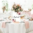 thumbnail image 2 of Koyal Wholesale Pink Burgundy Roses Wedding Signs Bundle Set for Ceremony, Reception Decor Signage, 8.5 x 11", 30-Pack, 2 of 5