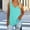 Sky Blue, variant on Women's V Neck Sleeveless Side Split Tank Top Long Length Casual Summer Layer Tops for Women Sky Blue 2XL