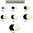 thumbnail image 3 of 1-7 Inch Polishing Pad Wool Wheel Mop Set Suitable for Car Polisher Drill Bits, 3 of 7