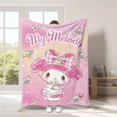 thumbnail image 1 of 3D Printing, Cartoon Soft Double Flannel Blanket, Super Soft Blanket, Suitable For Living Room, Sofa, 1 of 3