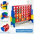 thumbnail image 4 of Costway 4-to-Score Giant Game Set 4-in-a-Row Connect Game W/Net Storage for Kids & Adult, 4 of 10