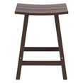 thumbnail image 2 of WestinTrends Malibu Outdoor Patio Counter Height Bar Stools Bistro Bar Table 4-Piece Set, Dark Brown, 2 of 8