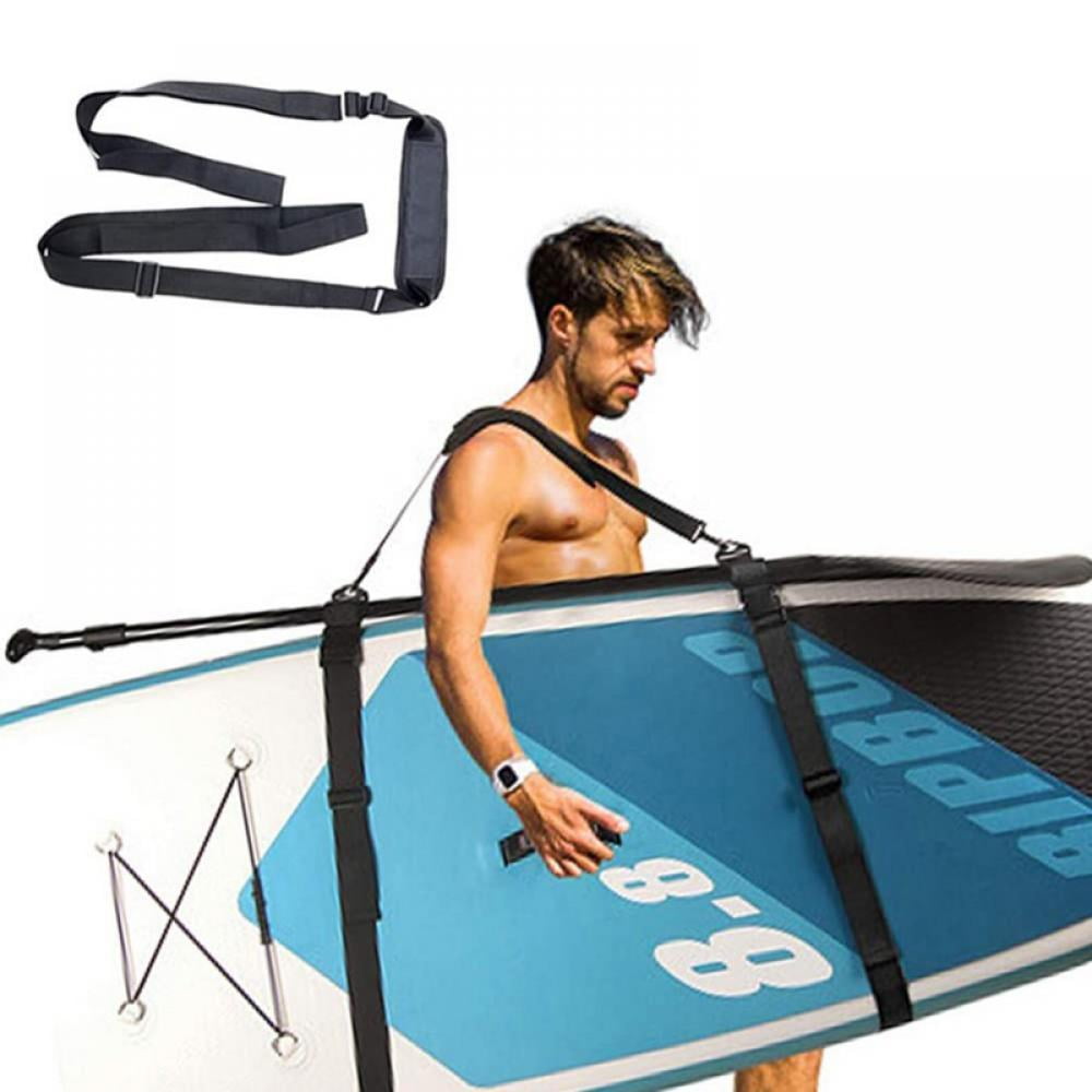 for SUP Surfboard Kayak Stand Up Paddle Board Paddle Board Carrying Strap Comfortable Adjustable Kayak Carrier Shoulder Strap Carry Sling 