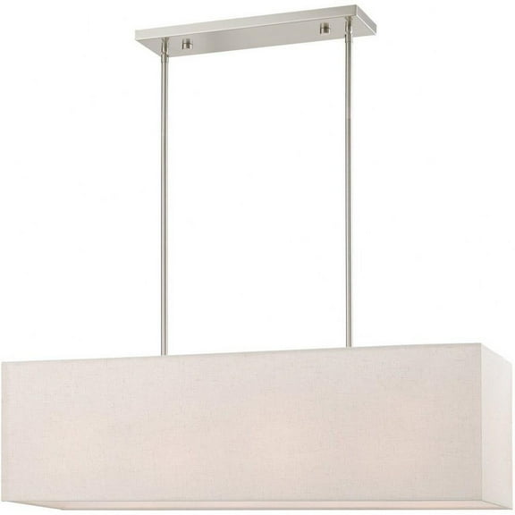 4 Light Linear Chandelier in Transitional Style-17.5 inches Tall and 8.5 inches Wide-Antique Brass Finish Bailey Street Home 218-Bel-4828690