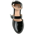 thumbnail image 5 of Journee Womens Constance Buckle Round Toe Mary Jane Flats, Widths Available, 5 of 10