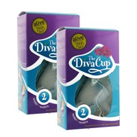 The DivaCup Model 2 Menstrual Cup - 2 Pack