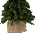 thumbnail image 5 of Northlight 1.3 FT Downswept Village Pine Medium Artificial Christmas Tree in Burlap Base, Unlit, 5 of 8