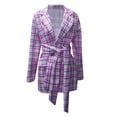 thumbnail image 4 of Vedolay Cardigans Women 2023 Fall Blazer Jacket Cardigan Ribbed Jacket Outwear Purple,S, 4 of 4