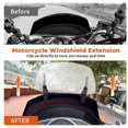 thumbnail image 3 of Pare-brise réglable pour moto, déflecteur de vent universel pour MT07, MT09, MT10, R1, R3, FZ6, TMAX530, TMAX 500, transparent, 3 of 4